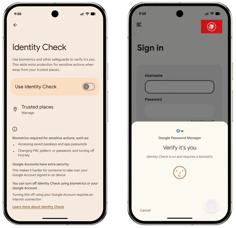 Android Enterprise Identity Check