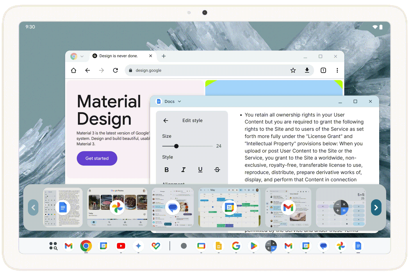 Android Enterprise Material Design