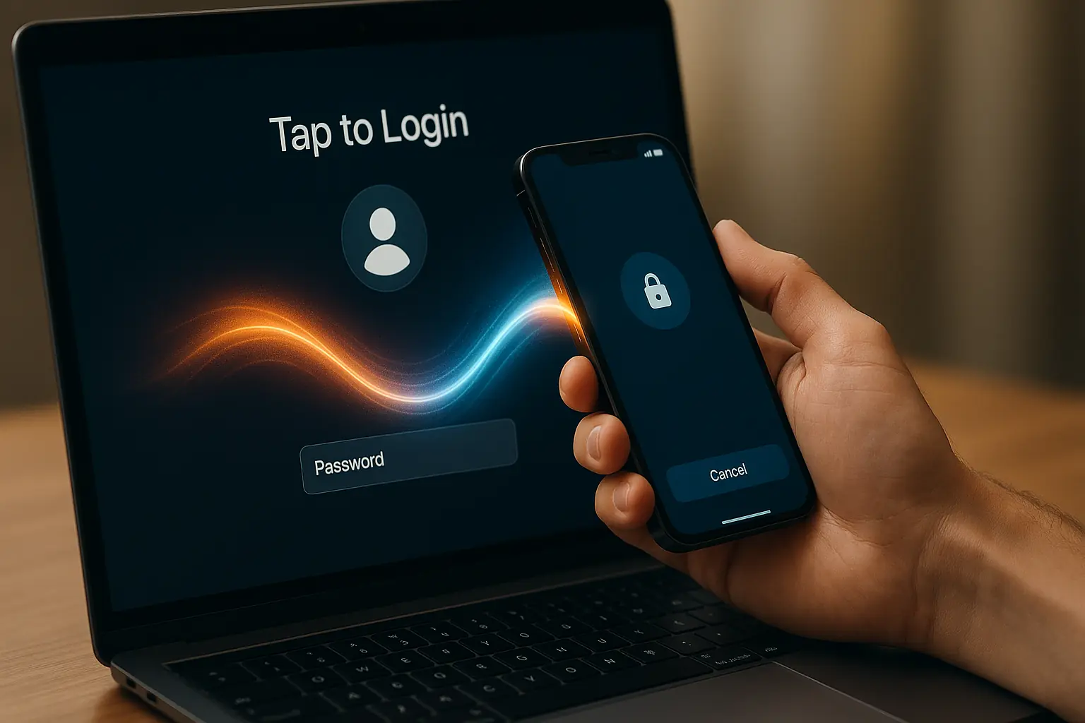 Apple Tap to login