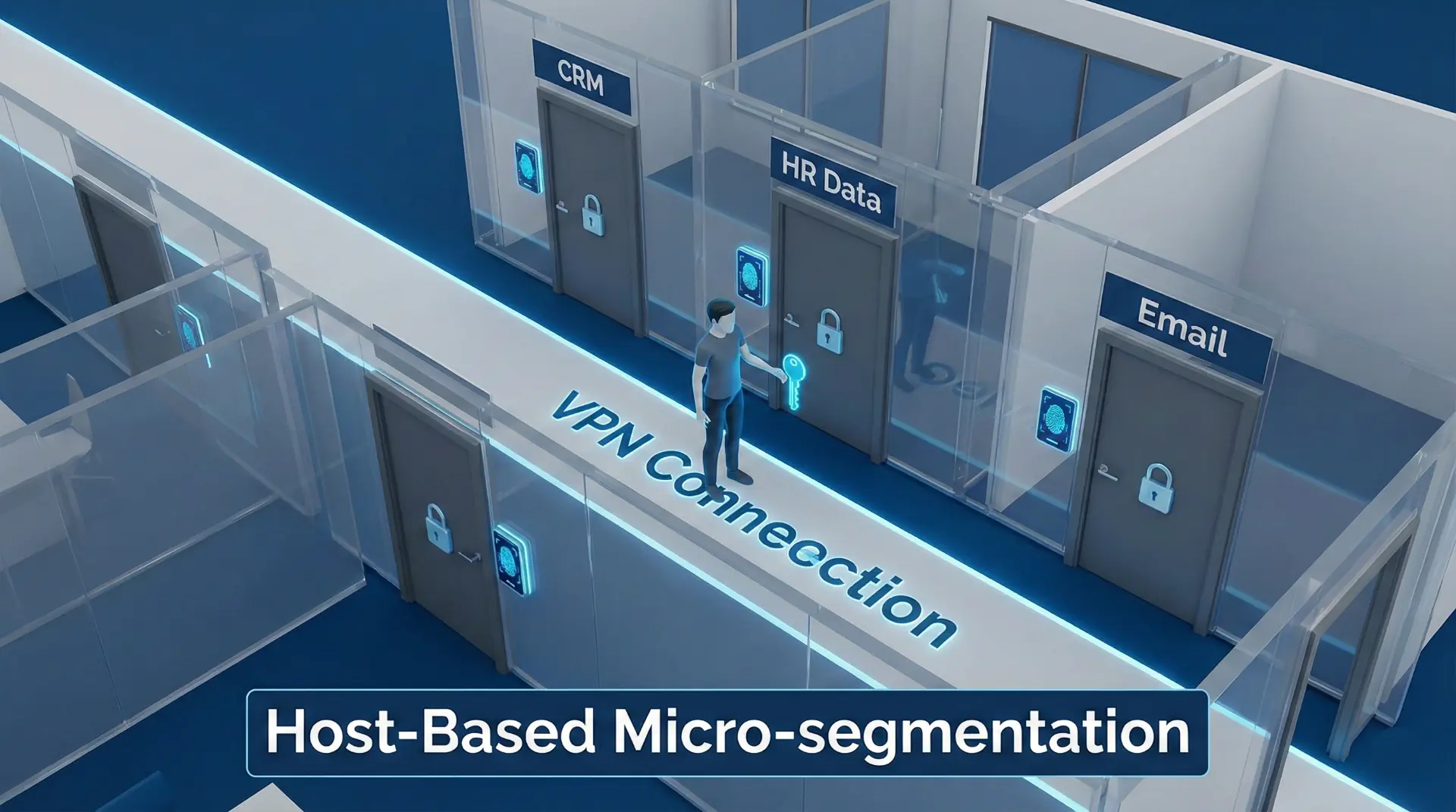 ZTNA host based microsegmentation
